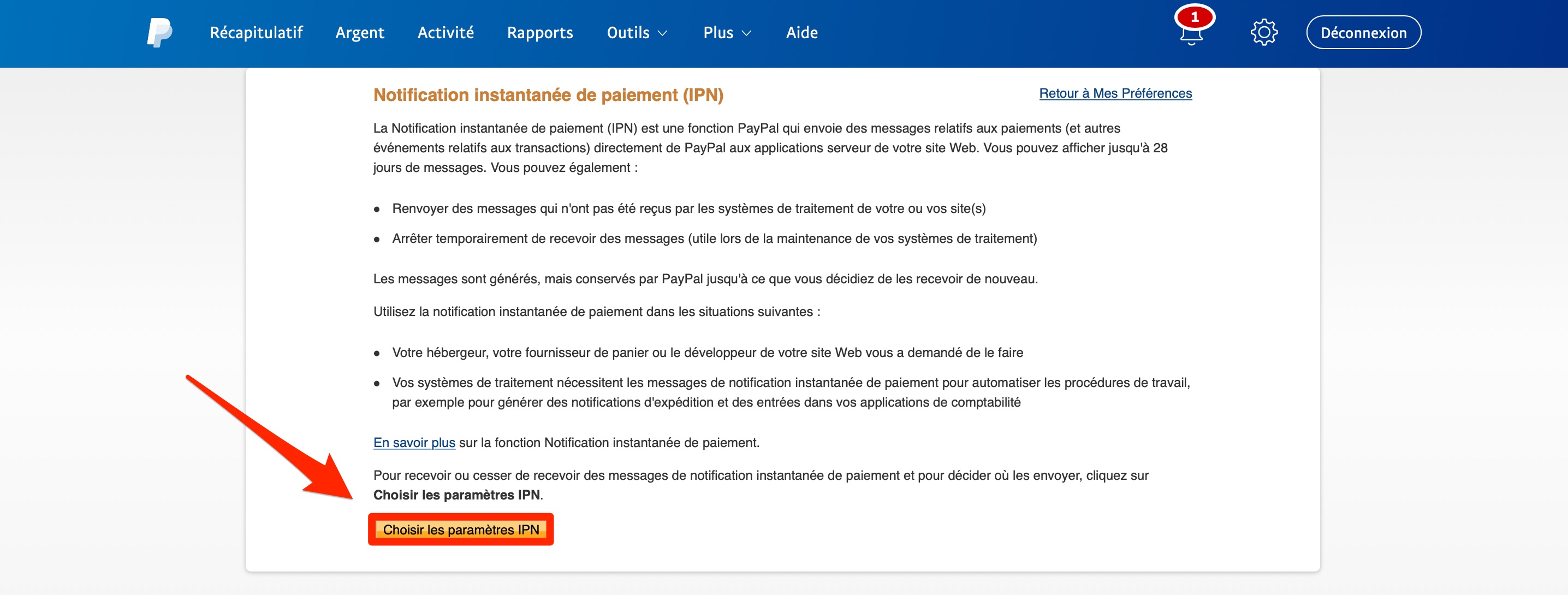 Comment activer l’IPN sur votre compte PayPal Image-3