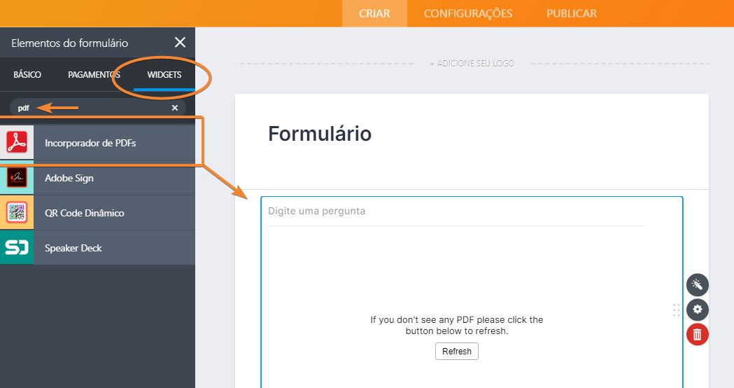 Como exibir um documento PDF no seu formulário Image-2
