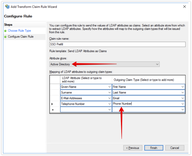How to Configure SAML Attributes for AD FS SSO Prefill Image-4