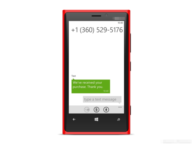 check out phone