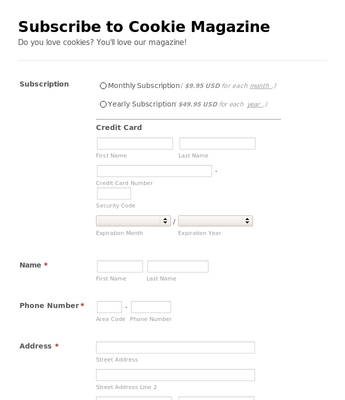 subscribe to cooke magazine form preview