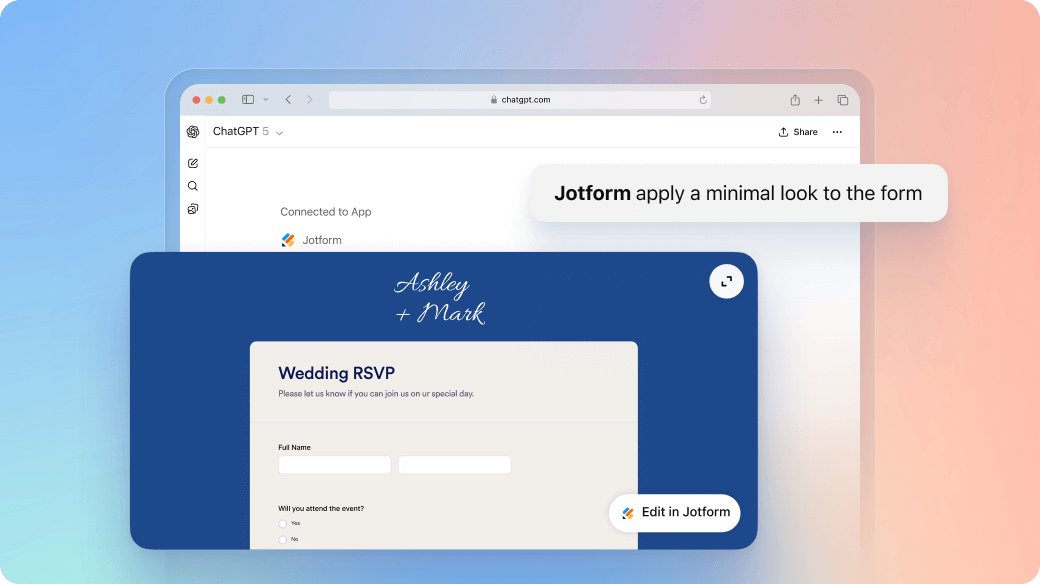 Create, edit and customize forms