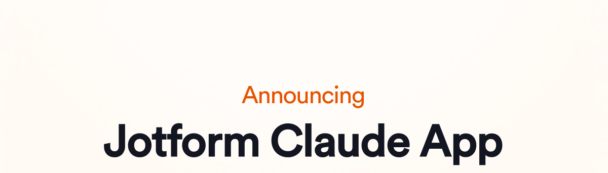 Jotform Claude App