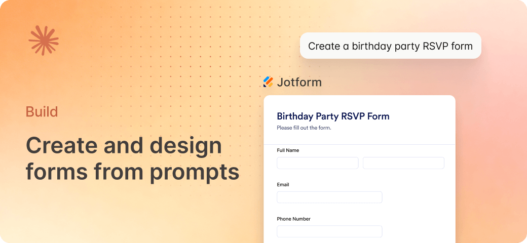 Create, edit and customize forms