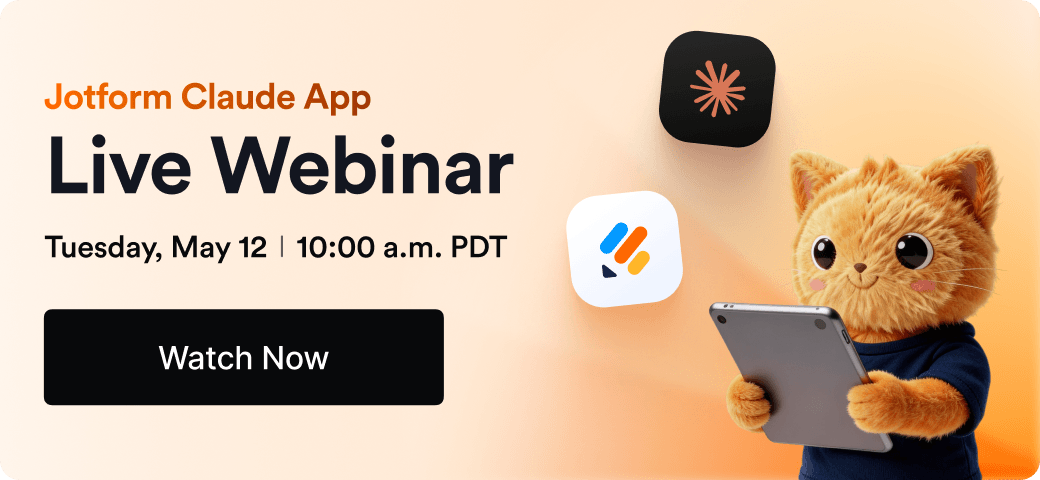 Jotform Live Webinar