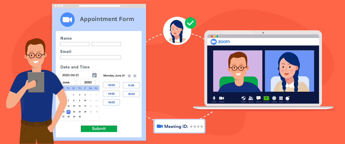 Zoom appointments with Jotform