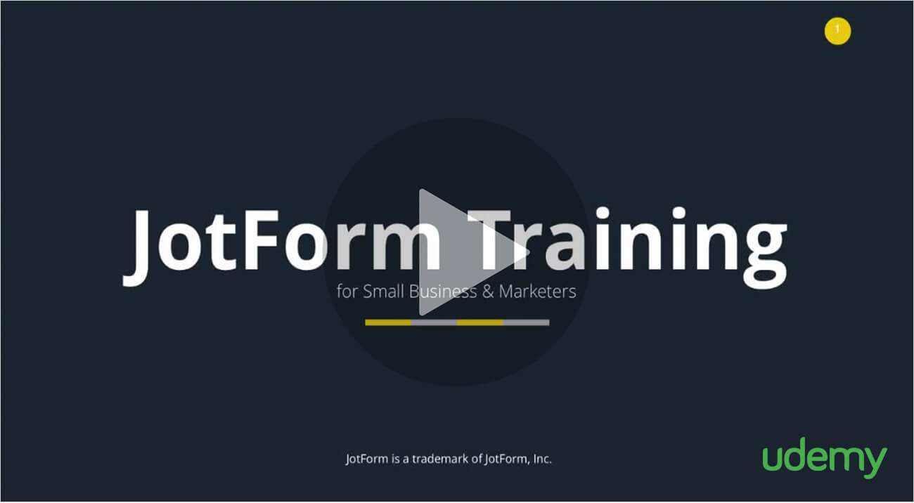 April Newsletter - Udemy Jotform Training