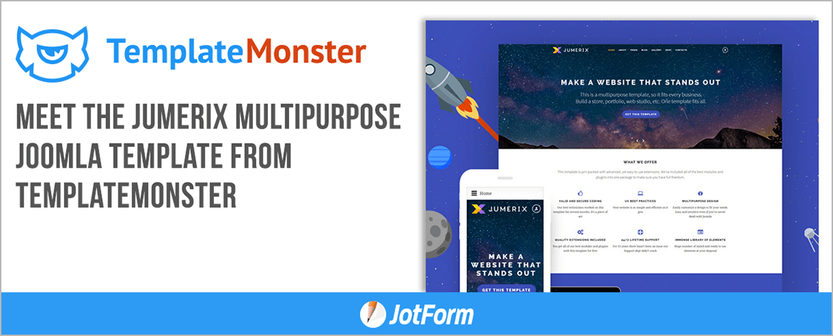 February Newsletter - Meet the Jumerix Multipurpose Joomla Template from TemplateMonster