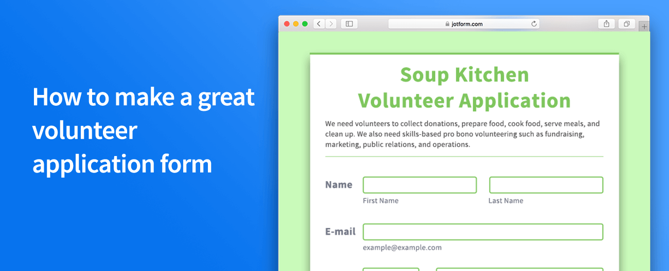 May Newsletter - How to Make a Great Volunteer
Application Form