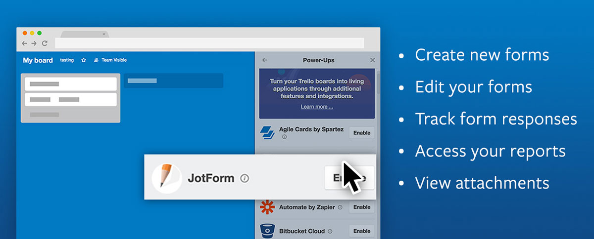 Jotform Now Available as a Trello Power-Up