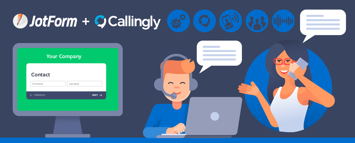 New Integration: Callingly and Jotform Help Convert Leads