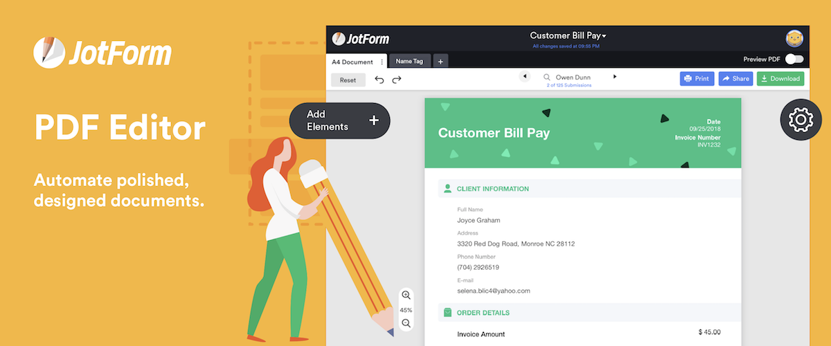 Introducing Jotform PDF Editor