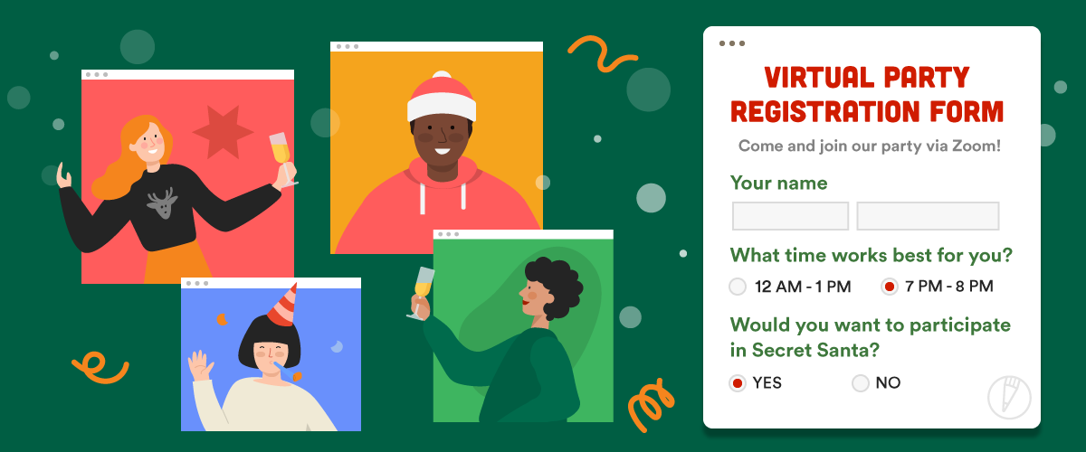 6 ways to use Jotform for virtual holiday gatherings