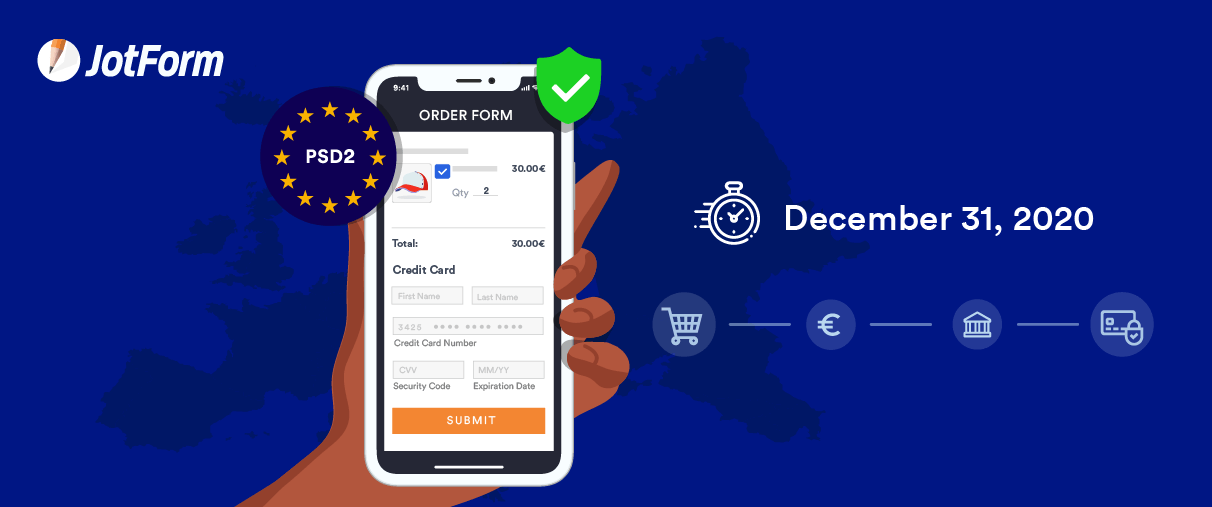 Make your payment forms PSD2 compliant before the deadline