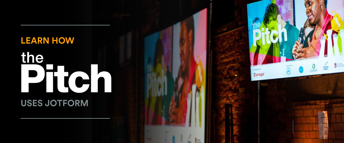 How The Pitch uses Jotform to help startups grow into industry leaders