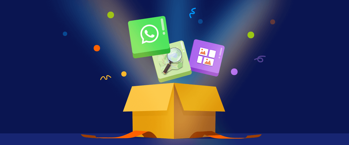 3 new widgets: WhatsApp, OpenStreetMap & Image Gallery