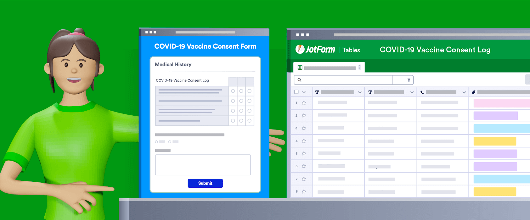 How to organize your vaccine distribution with Jotform