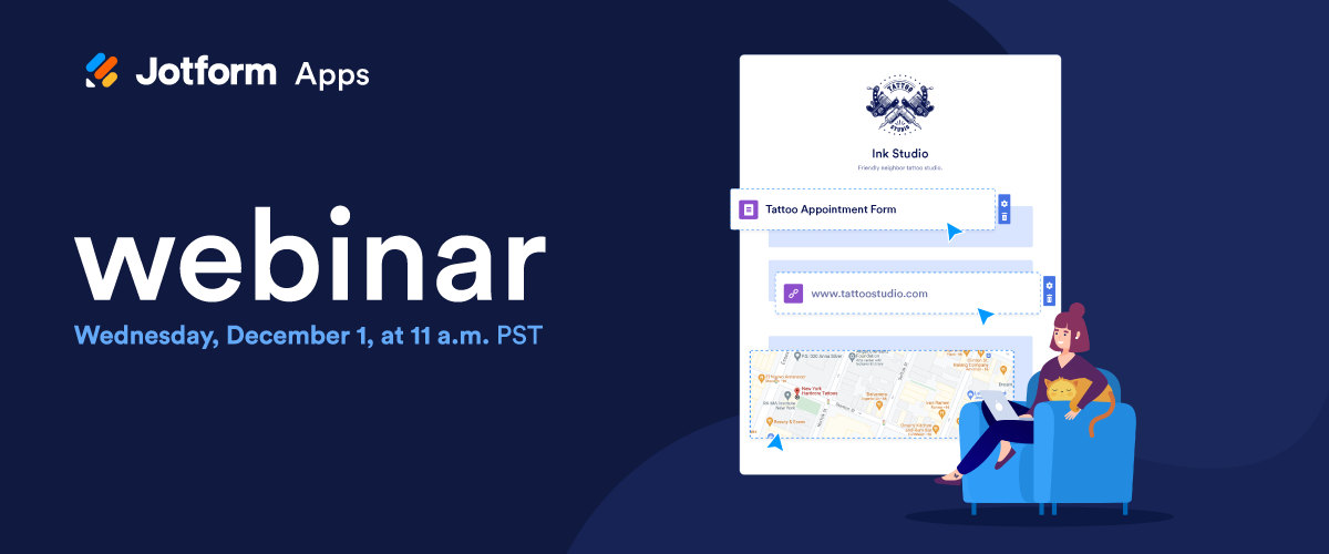 Sign up for our free Jotform Apps webinar