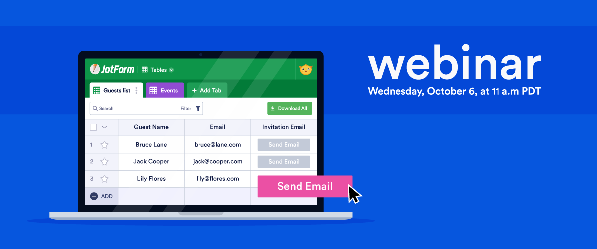 Free webinar: Introducing Jotform Action Buttons