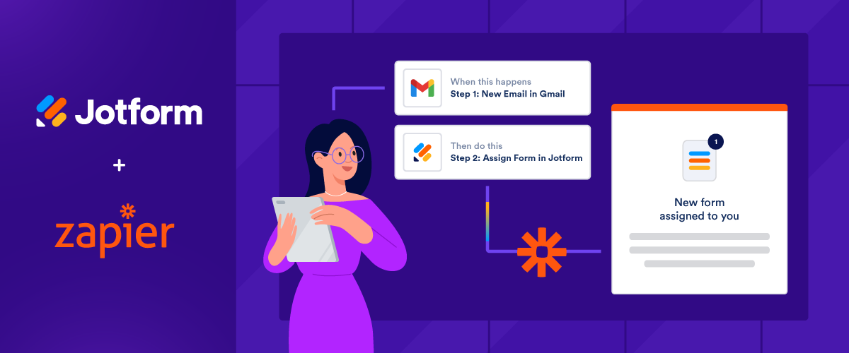New Jotform actions in Zapier