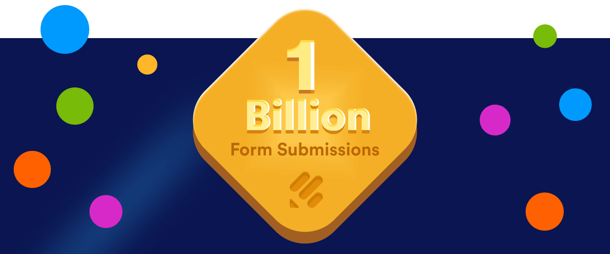 Celebrating Jotform's 1 billionth form submission