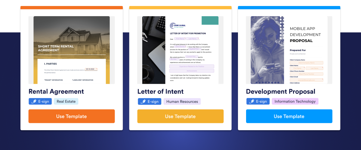 Start with one of 600+ Jotform Sign templates