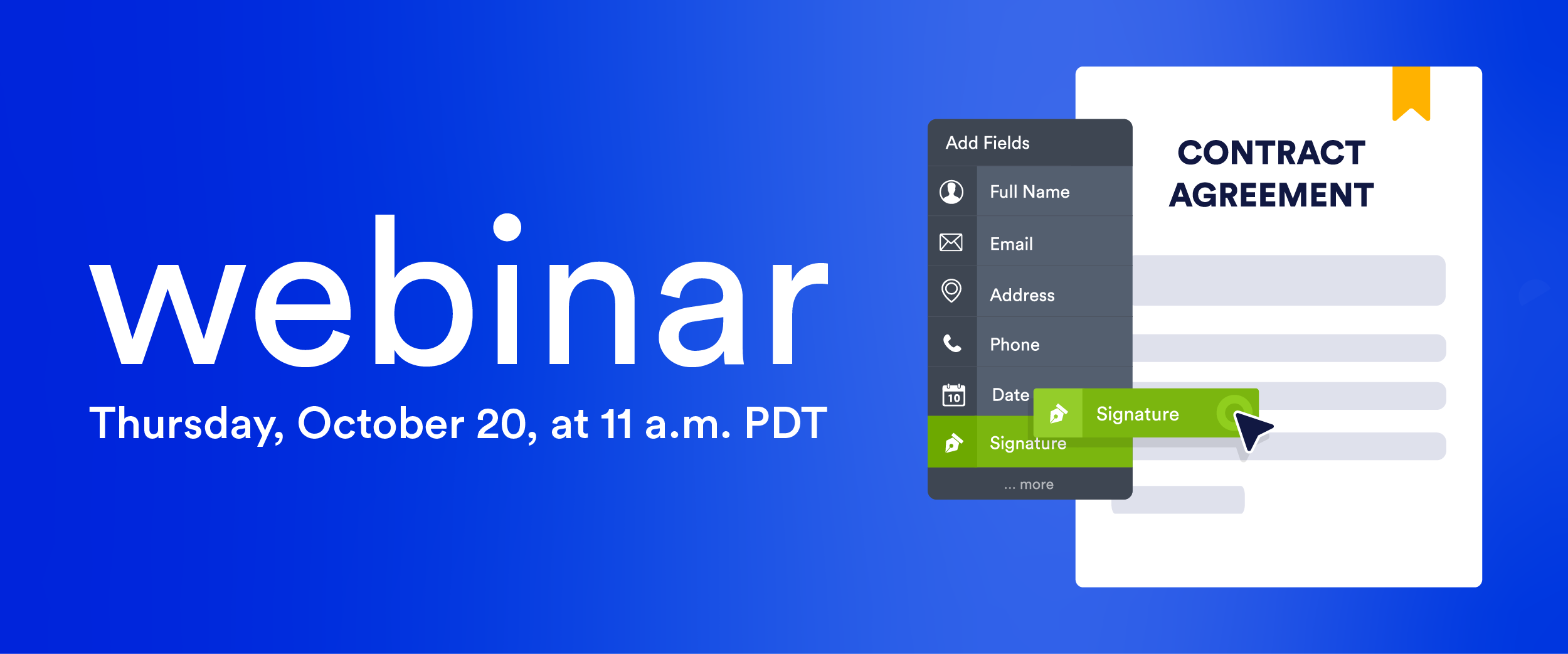 Register for our free Jotform Sign webinar