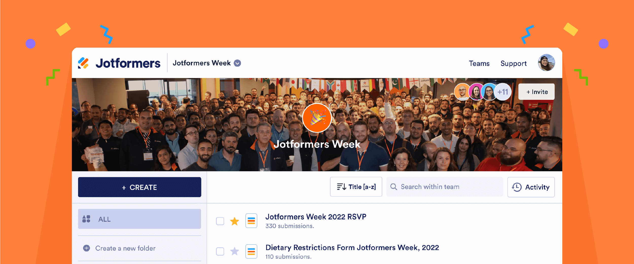 How we used Jotform Teams for Jotformers Week