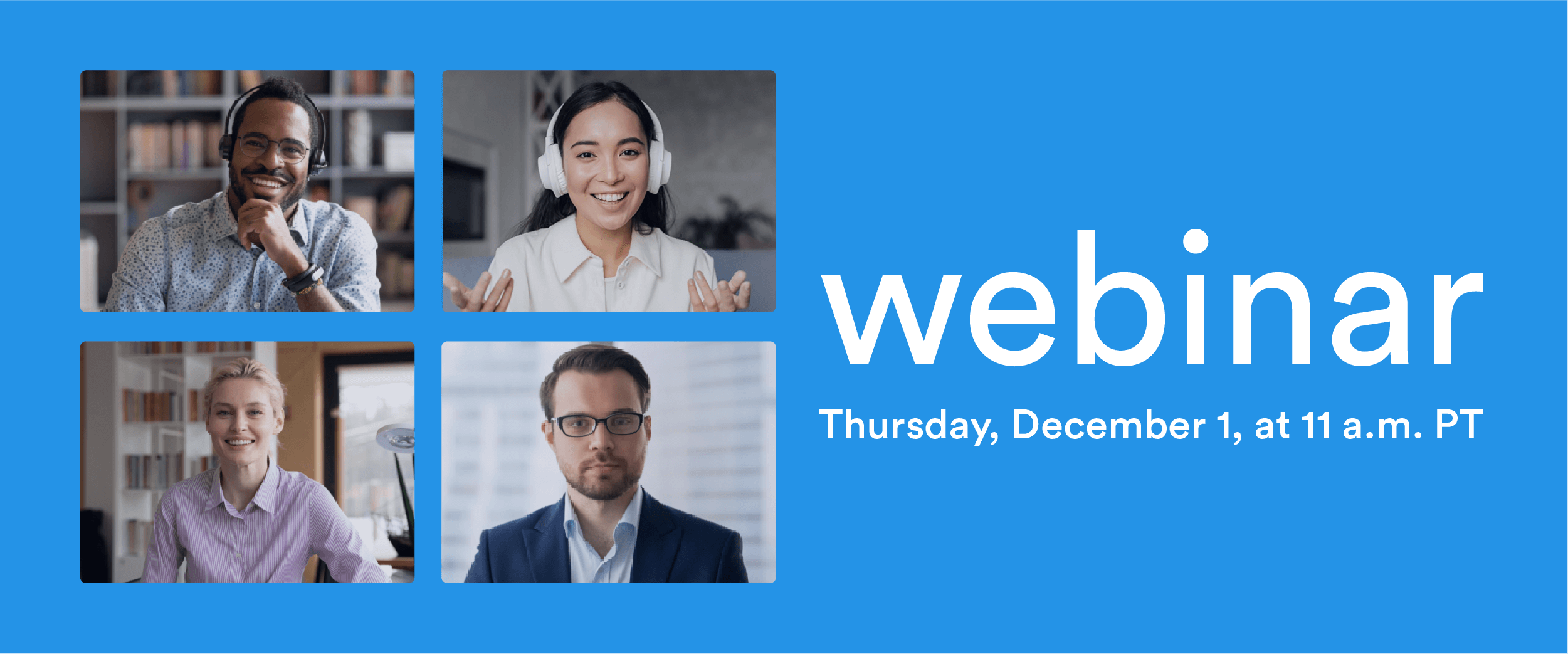 Register for our free webinar