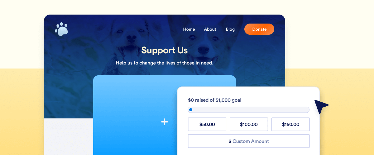 How to create a donation page