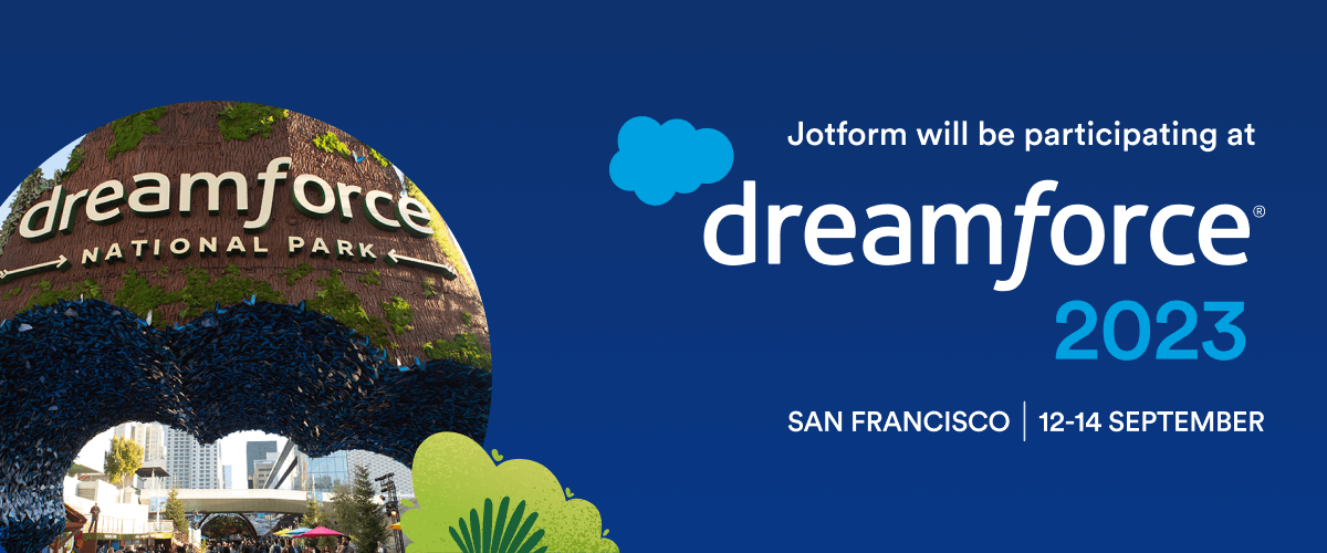 Jotform is excited to make waves at Dreamforce 2023