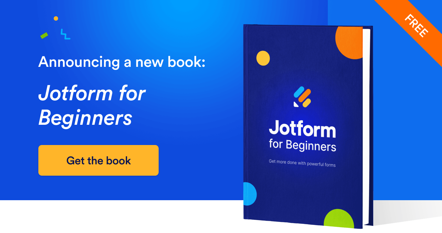 Announcing a new book: Jotform for Beginners