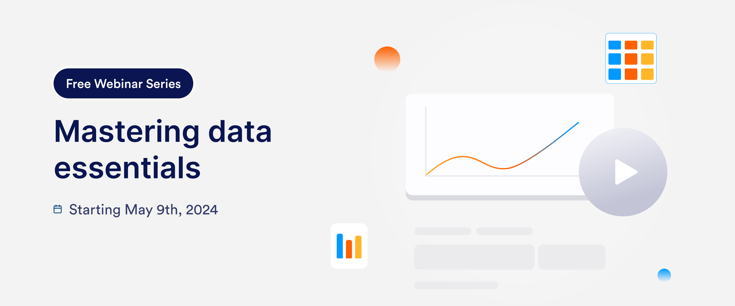 Free webinar series: Mastering data essentials