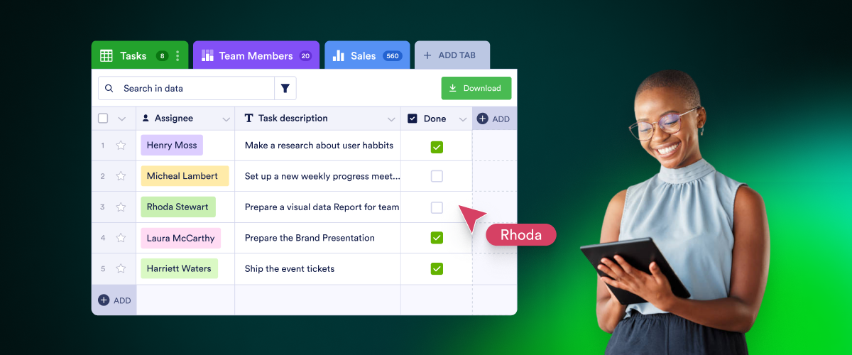How users perfect their workflows using Jotform Tables