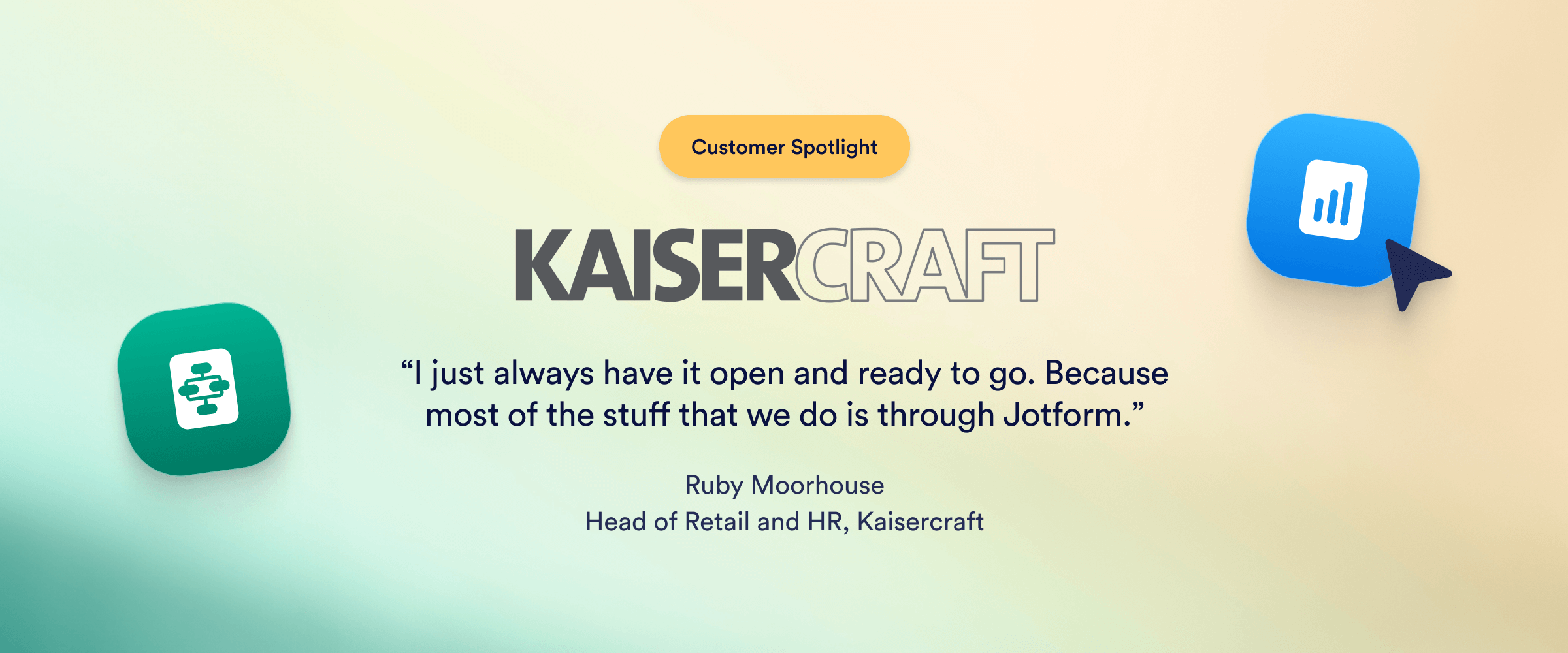 How Jotform Approvals saved Kaisercraft $40,000 and helped automate hiring for 100+ stores