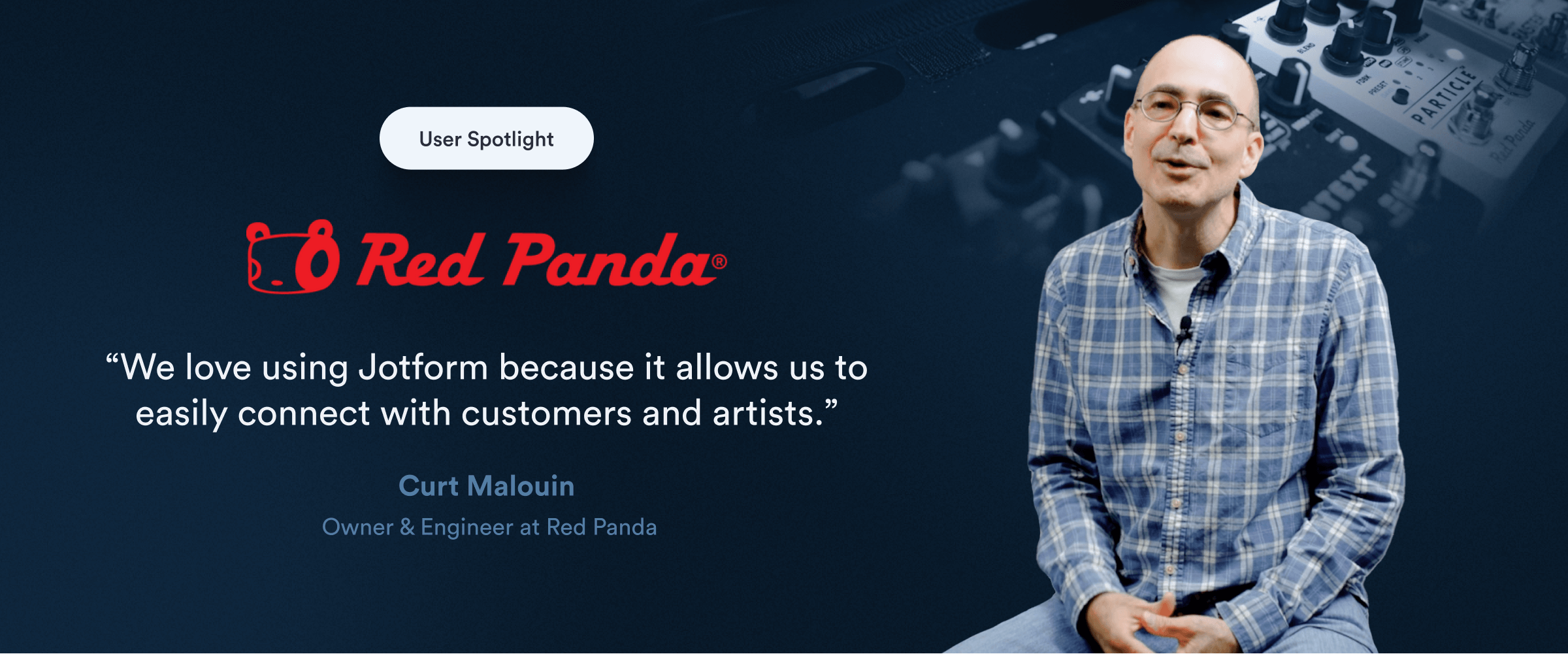 How Red Panda uses Jotform to sell the world's most advanced guitar pedals