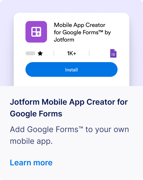 4 Jotform apps now available on