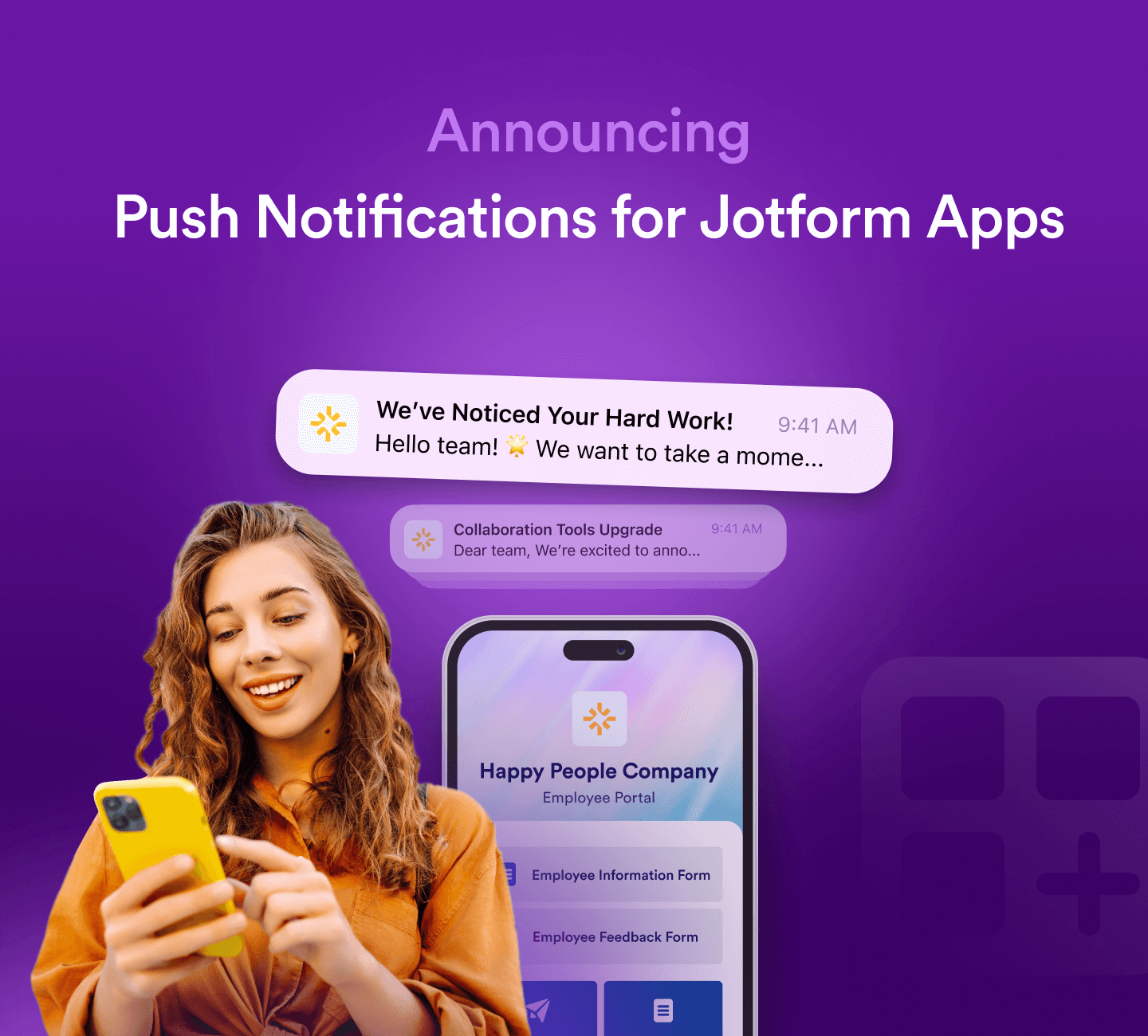 Announcing push notifications for Jotform Apps