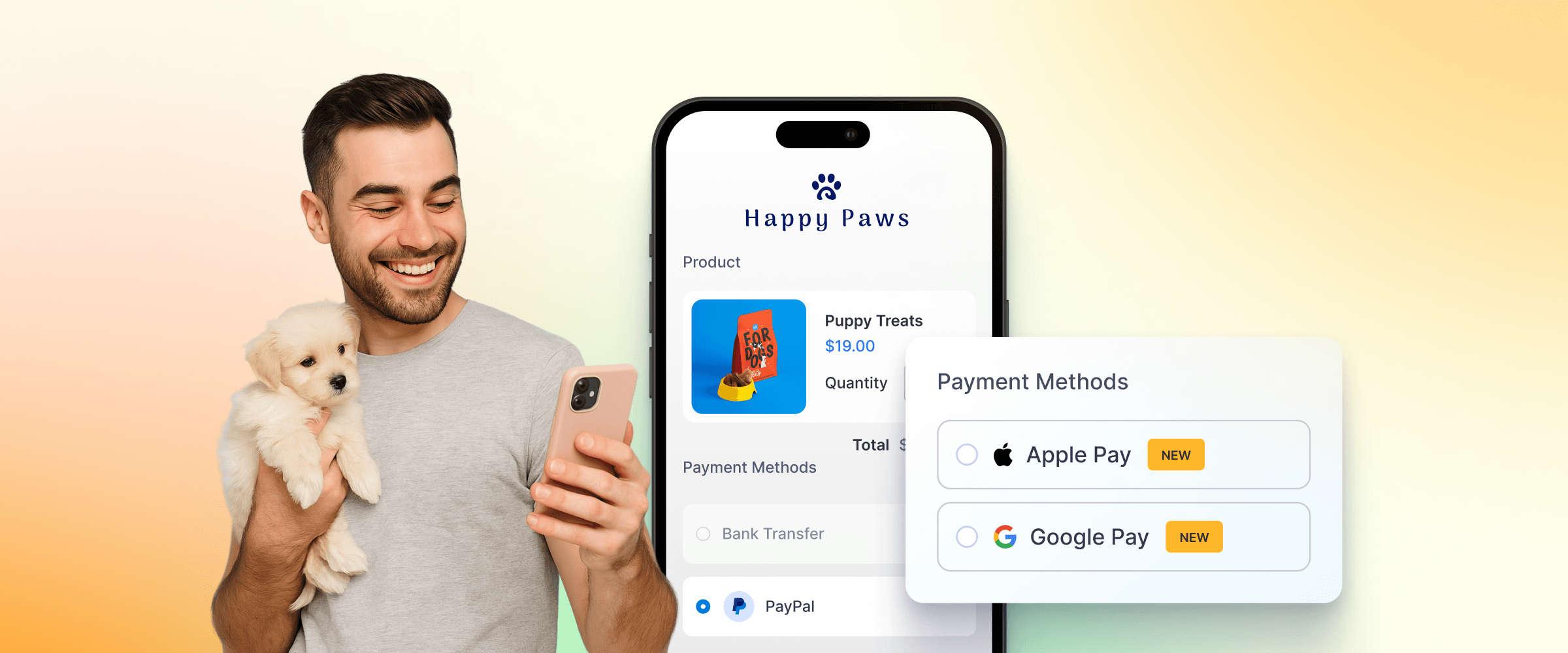 Jotform streamlines PayPal checkouts with support for Apple Pay and Google Pay