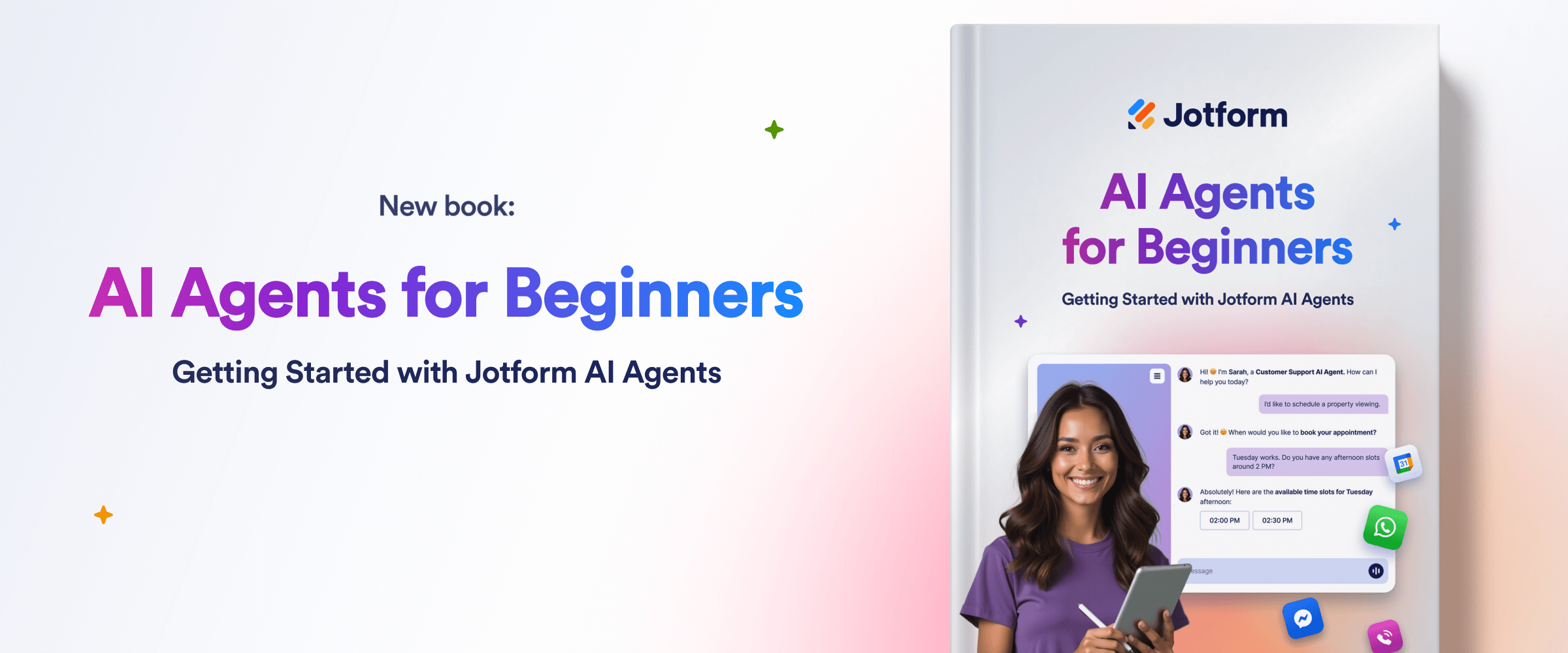 New book: Jotform AI Agents for Beginners