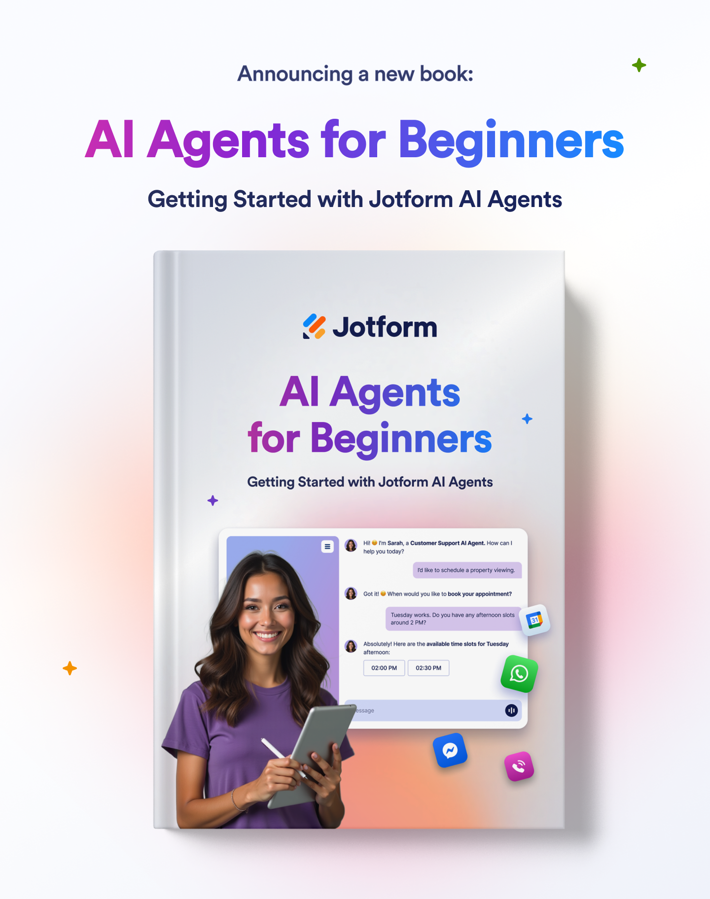 Announcing a new book: Jotform AI Agents for Beginners