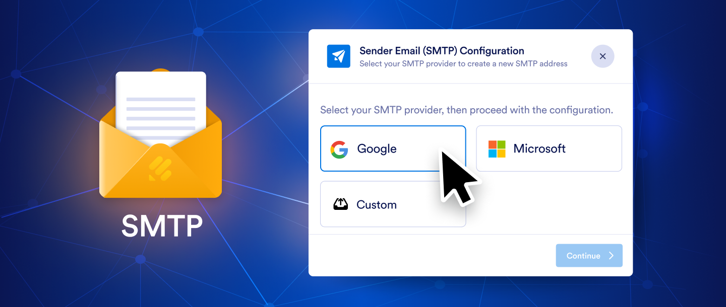 How to connect Google or Microsoft as a custom sender using OAuth for SMTP