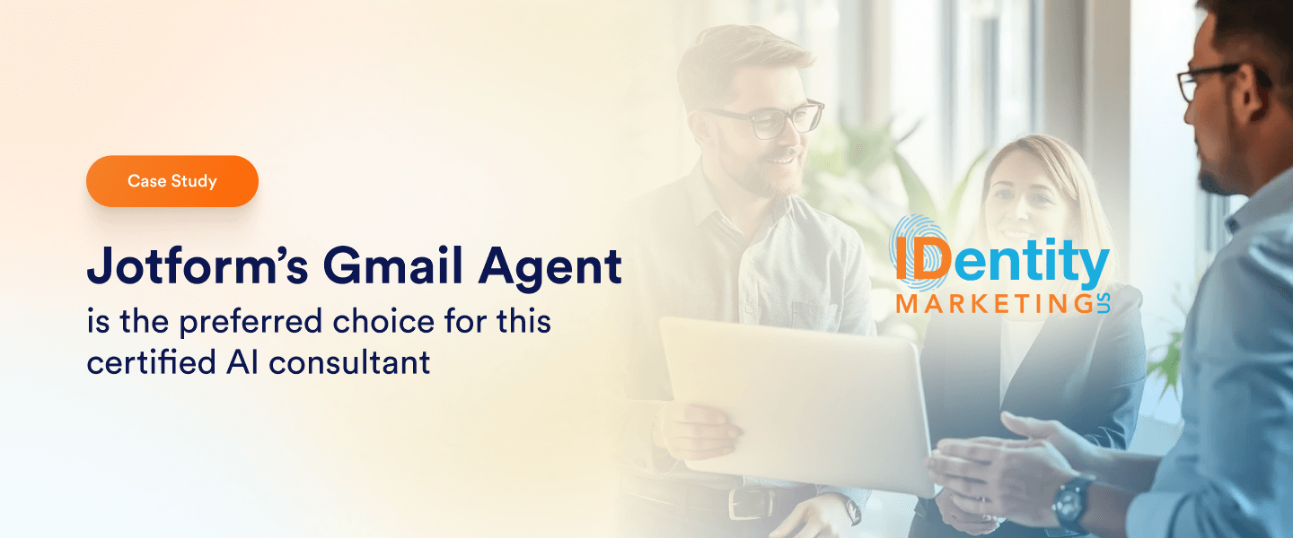 Jotform’s Gmail Agent is the preferred choice for this certified AI consultant