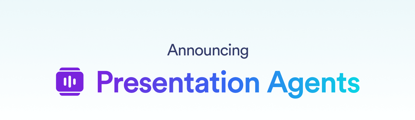 Announcing Presentation Agents