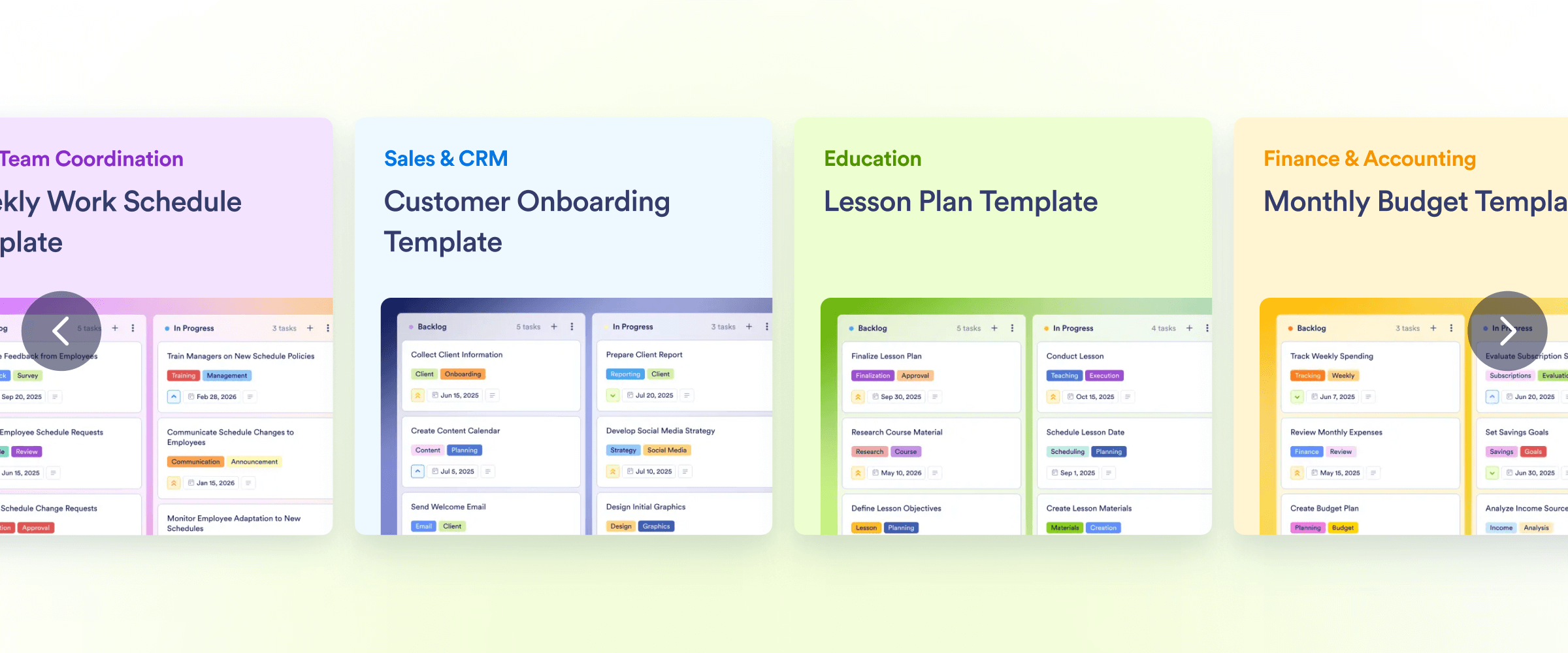 Discover 1,000+ templates for Jotform Boards