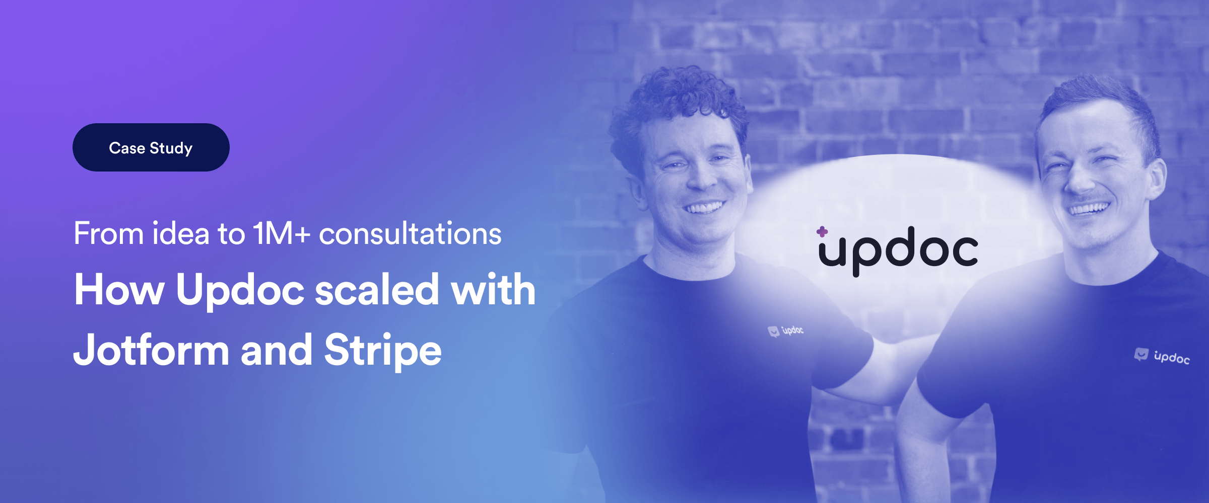 From idea to 1M+ consultations: How Updoc scaled with Jotform and Stripe