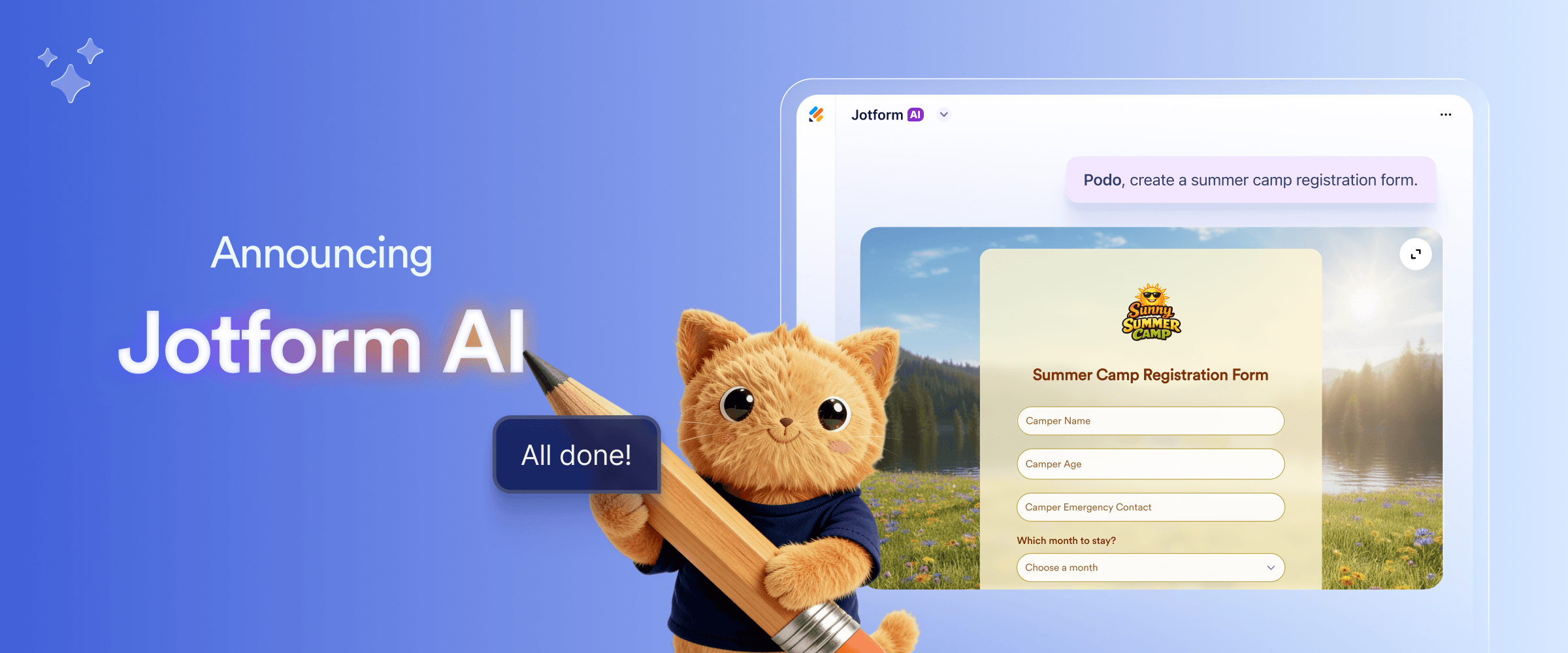 Announcing Jotform AI