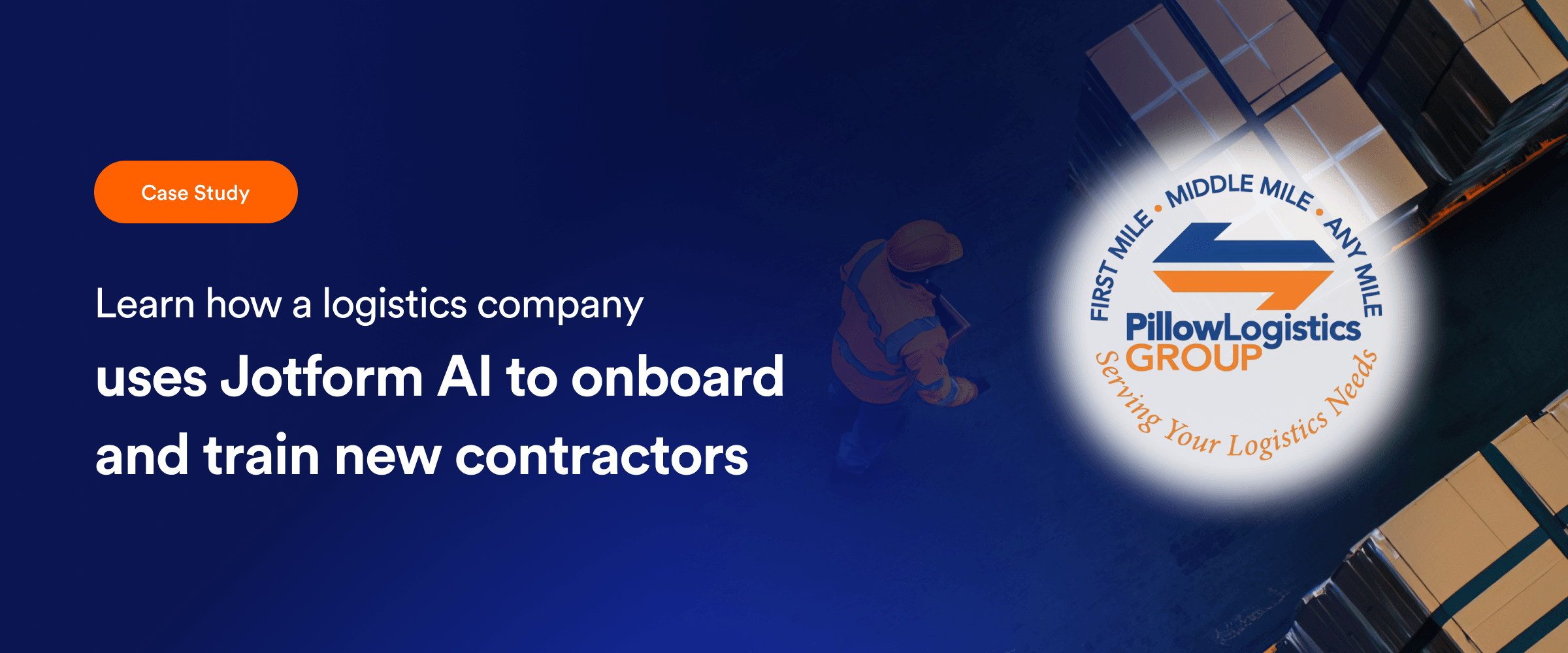 Learn how a logistics company uses Jotform AI to onboard and train new contractors