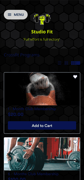 Template crossfit-fitness-app