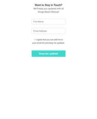 Template email-capture-form